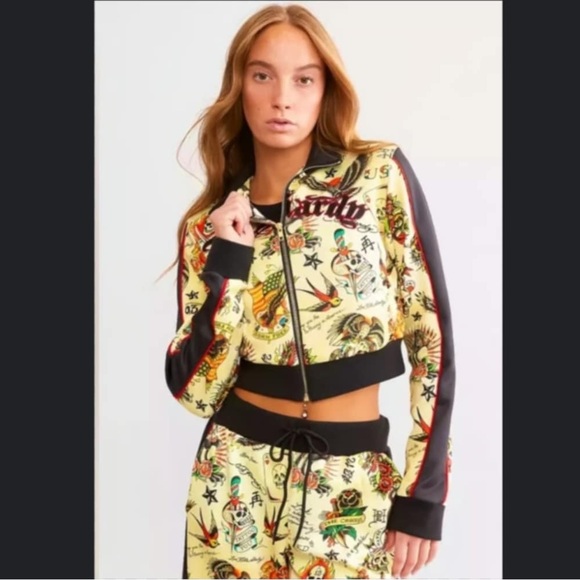 Ed Hardy Y2K Track Suit (Set) Women's size LARGE - Picture 2 of 12